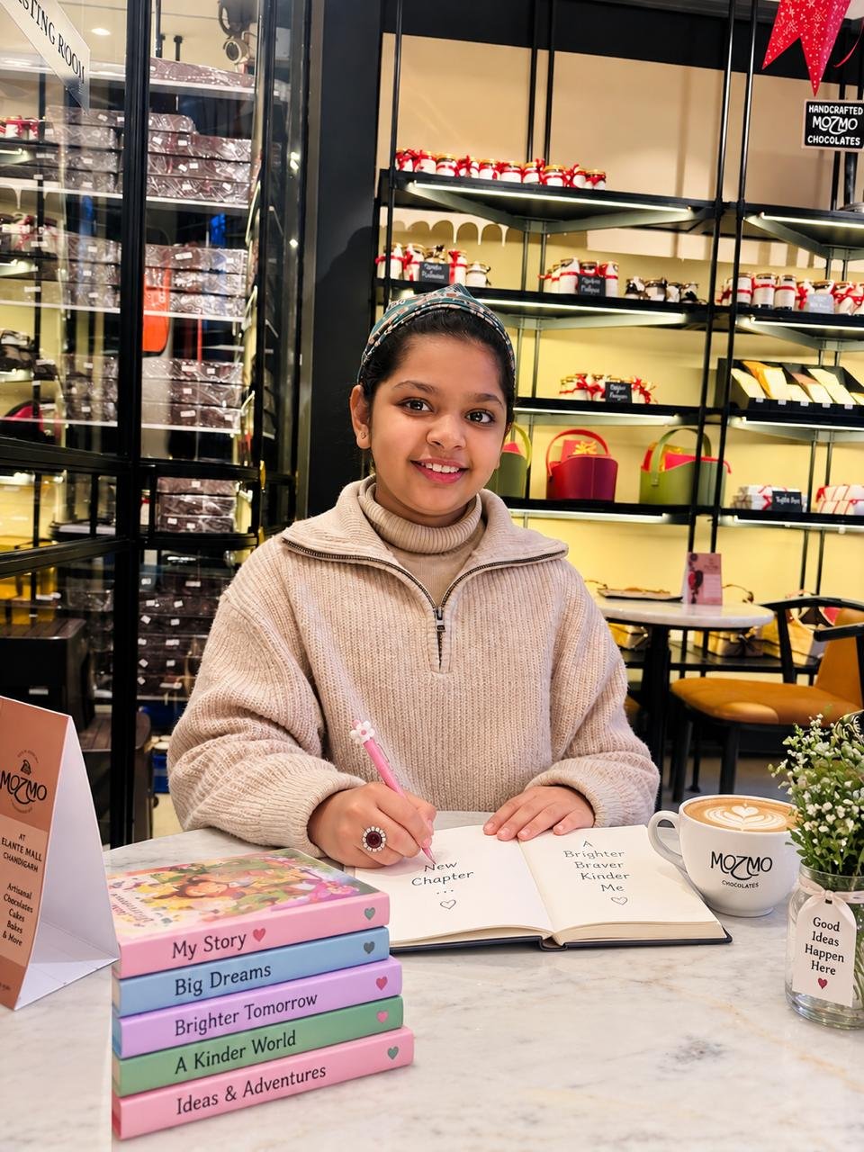 Elayna Garg writing a new chapter